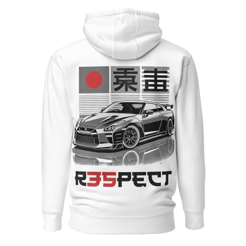 R35 GT-R JDM Japanese Car Club Pullover Hoodie - Main Image