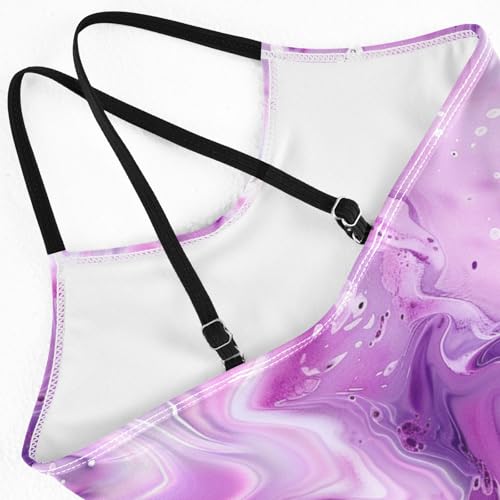 Image of Girls one Piece Swimsuit Summer UPF 50+ Quick Dry Beach Bathing Suit with Straps Swimwear 3-10 Years
