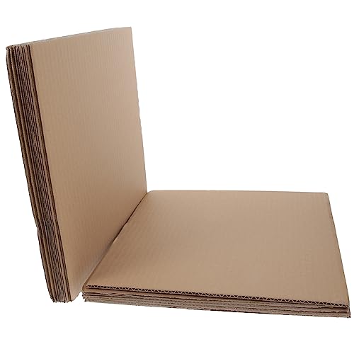 Homoyoyo 12 Hojas Artesanía de cartón papel junta postal cajas de mudanza departamento cartón para proyectos cartón de doble cara cartón artesanal de bricolaje espesar cartón Marrón