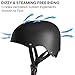 JBM Helmet Multi-Sports Bike Cycling, Skateboarding, Scooter, BMX Biking, Two Wheel Electric Board Other Sports [Impact Resistance] (Black, Large)