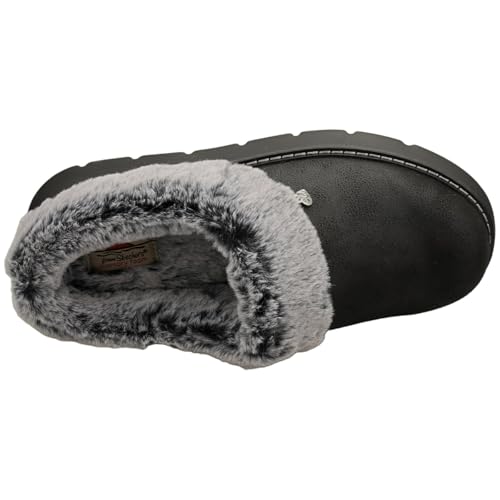 Skechers Femme Keepsakes Lite Cozy Blend Chausson, Black Trim, 38 EU