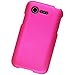 LG Optimus Fuel L34C Pink Rubberized Plastic Cover Snap On Hard Rugged Gel Case Cell Phone Shield Protector Shell from [Accessory Library]