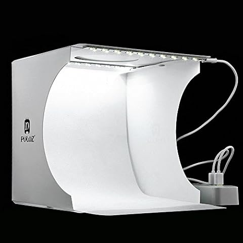 ANGELS-Double LED Light Room Photo Studio Photography Lighting Tent Backdrop Cube Box Cover