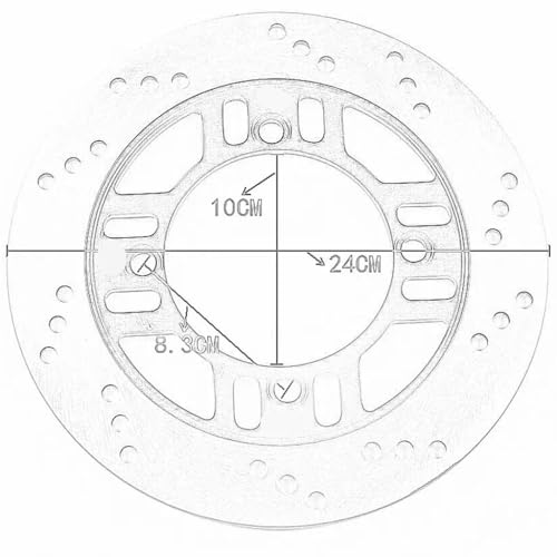 Disques de frein arrière contre les vibrations pour ZZR600 600 E6F