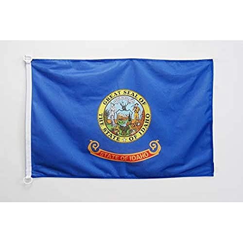 AZ FLAG Idaho Nautical Flag 18'' x 12'', US state of Idaho flags 30 x 45 cm, Banner 12x18 in for boat