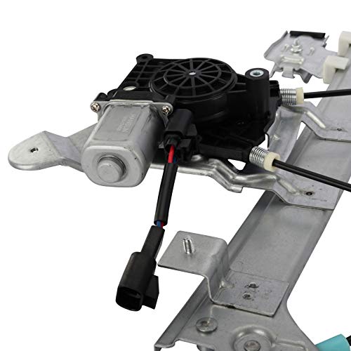 Image of TRQ Power Window Regulator & Motor Rear Passenger Right RH for Chevy GMC Cadillac