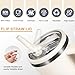 2 Pack 40 oz Flip Straw Leak Proof Lid for Stanley H2.0 Quencher, Stanley Lid Replacement 40 oz for Stanley Cup Accessories ProTour, No Spill Proof Straw Cover for Stanley Accessories (Cream & Cream)