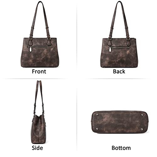 Bostanten Women Handbag Genuine Leather Shoulder Bags Soft Designer Top Handle Purses #TOP4