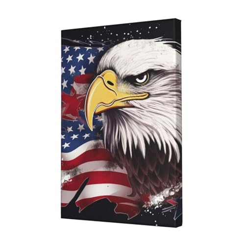 Impression toile aigle à tête blanche HD art mural premium LPSRTWE