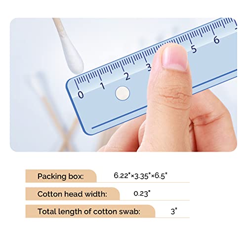Medical Cotton Swabs, Jmu Cotton Swabs With Wooden Sticks, 1000 Count #TOP7