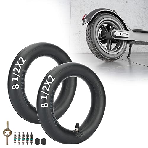 RUTU 2-Pack 8.5 inch Inner Tube Thick Scooter Tube Universal 8 1/2 x2 Inflated Tube Replacement for Gotrax GXL Hiboy S2 Xiaomi M365 Pro Pro2 1S MI3 Lite and 8.5 Inch Electric Scooters