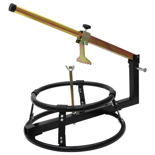 INTSUPERMAI Portable Motorcycle Tire Changing Stand and Bead Breaker Motorcycle Tire Changer Dirt Bike Changing Stand Fit for 16-21inch Tires