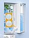 IKSTAR Magnetic Thermal Insulated Curtain Conditioner Heater Room/Kitchen Warm Winter Cool Summer, Keeping Out Draft and Cold Air Screen Auto Closer Fits Doors Up to 34"x 82" MAX, Brown