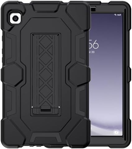 CCMAO Case for Galaxy Tab A11 8.7 Inch 2026, Galaxy Tab A9 Case 8.7" 2023, Heavy Duty Shockproof Hybrid Protective Cover with Kickstand for Samsung Tablet SM-X110/X115/X117/X130/X133/X135, Black