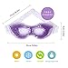 NEWGO®Gel Bead Eye Mask with Eye Holes Lavender-Scented Reusable Hot Cold Pack Eye Therapy for Puffy Eyes, Dry Eyes, Dark Circles, Migraines, Stress Relief - Purple