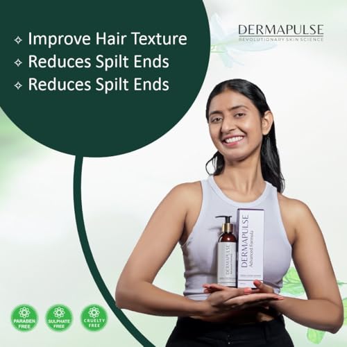 Image of Dermapulse Hairfall Control Shampoo, 200ml | with Fenugreek Extract | Zinc | Nigella Sativa