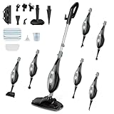 OLIXIS 10-in-1 Steam Mop, 1550W Detachable Handheld Steam Cleaner for Floor...