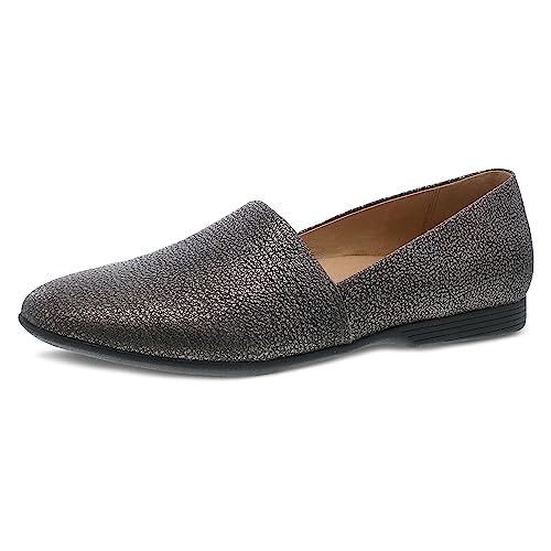 Image of Dansko Larisa Slip-On Flats for Women - Comfotable Flat Shoes with Arch Support - Versatile Casual to Dressy Footwear - Lightweight Rubber Outsole