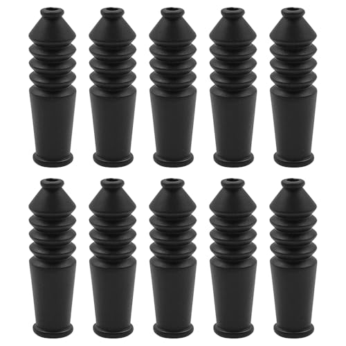 Sarini 10 Ojales de Goma para Fuelle,Accesorios para Frenos de Bicicleta,Fuelles de Goma universales,para la mayoría de Bicicletas