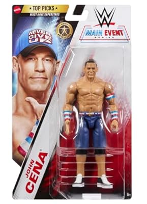 WWE John Cena 2025 Main Event Figura de acción Top Picks Series Wrestling Figura de acción de juguete | Ya disponible en tu tienda friki favorita! En mundofriki.es! WWE John Cena 2025 Main Event Figura de acción Top Picks Series Wrestling Figura de acción de juguete | Ya disponible en tu tienda friki favorita! En mundofriki.es!