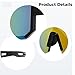 Large Frame Cycling Sunglasses Pack: 3 Pcs with Colorful Mirror Lenses for Sports and Sun Protection
