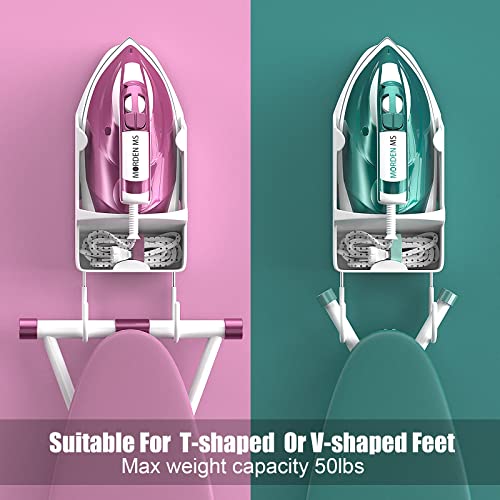Ironing Board Hanger Wall Mount, Electric Iron Holder Laundry Room Iron
