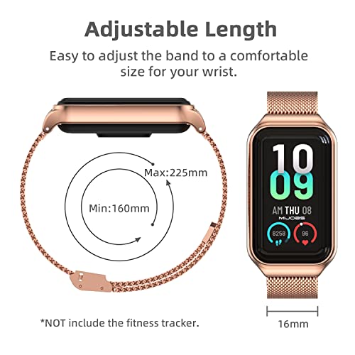 Image of Strap for Amazfit Band 7 Metal Replacement Strap Wristband Watch Strap Compatible with Amazfit 7 Fitness Tracker smartwatch