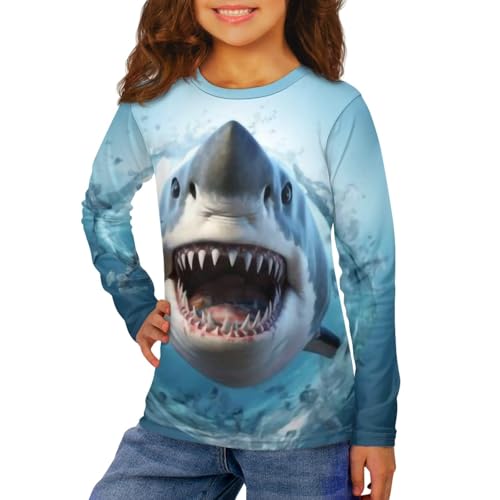 Long Sleeve T Shirt for Boys Girls Crewneck Sweatshirt3