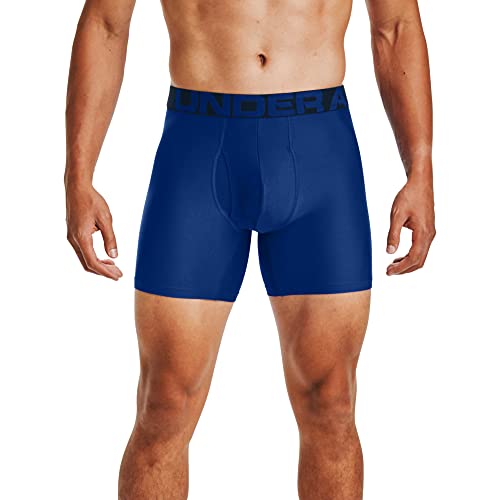 Image of Under Armour mens Multi-pack Performance Tech Boxerjock Brief, 6 inch Inseam, All-day Comfort & Soft