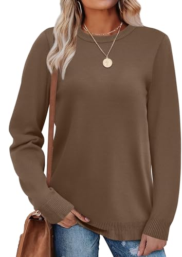 WIHOLL Sweaters for Women Lightweight Pullover Tops Long Sleeve Shirts Crewneck Fashion Clothing Fall Outfits 20252