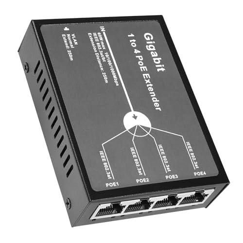 Entrée 60W 802.3BT pour switch répéteur PoE Gigabit cascade matériel informatique réseau