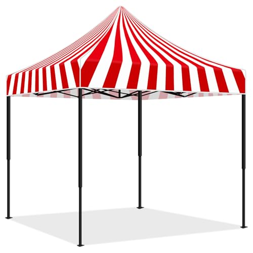 Oudain 10x10 Carnival Themed Pop up Canopy Tent Commercial...