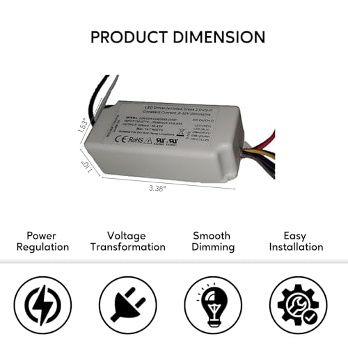 Image of Ironsmith Lighting Products - Constant Current LED Driver Transformer (30-42 Volt | 12 Watt | Dimmable)