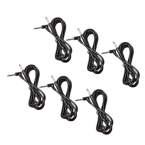 Câble de guitare électrique coudé robuste lot de 10 cordons audio instrument