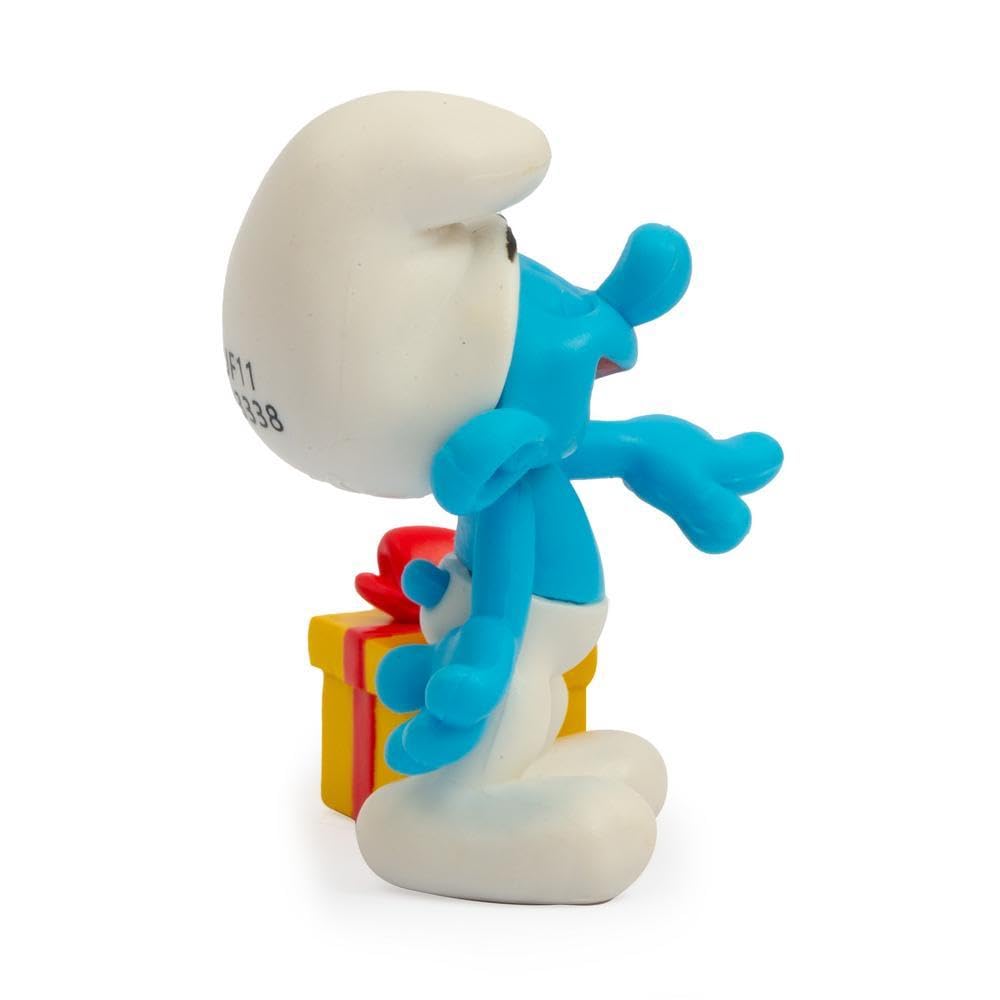 Coppia Personaggi Puffi Burlone e Quattrocchi, Alti 5,5 Cm, Il Puffo Quattrocchi Cambia Colore Con Il Freddo, Per Bambini A partire Dai 3 Anni