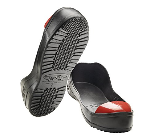Steel-Flex SEN-104 Steel Toe Overshoe, Large, Black