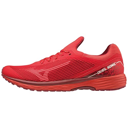 Mizuno Duel Sonic, Zapatillas de Running para Hombre, Rojo (High Risk Red/Biking Red 56), 44.5 EU
