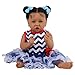 23inch 58cm Schwarzafrikanische Babypuppen Silikon wiedergeborene handgemachte Puppe Lebensechte Neugeborene Babypuppen für Mädchen Geburtstag Chirstmas Geschenk (Baumwolle Körper-Braune Augen, 06)