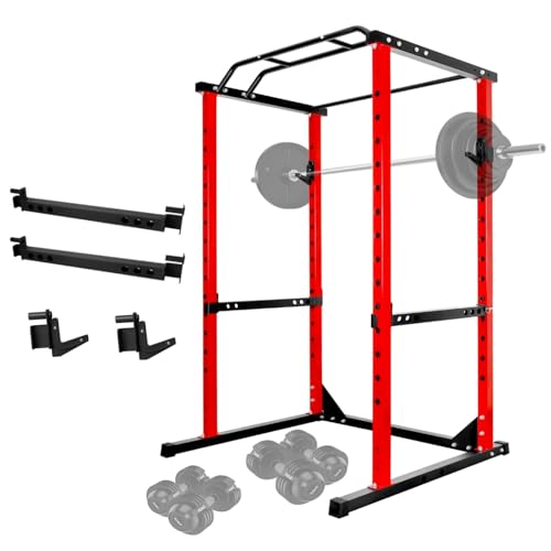 DEFNES Power Cage Squat Rack, 44.3
