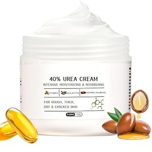 Urea Cream 40 Percent,Urea Foot & Hand Cream for Cracked Heels and Dry Skin, Intensive Foot Moisturizer for Callus Remover to Soften Hard Skin and Repair Rough Feet for Women & Men, Urea Lotion,150g