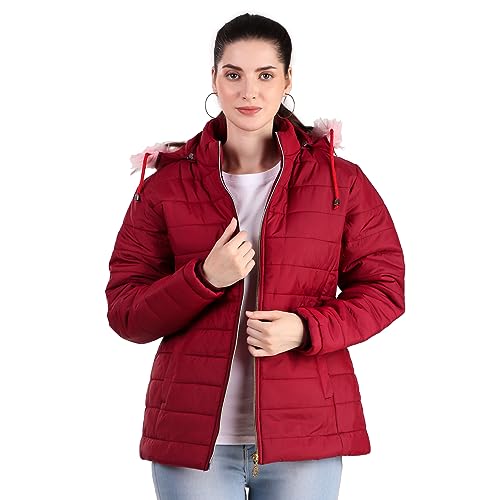 Image of Full Sleeve Solid Women Puffer Jacket