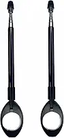KIT 2 Antenas Aparador Corta Linha de Pipa - Moto Retrátil 7 Estágios Especificações: - Inox - Dobrável Guidão Inox - IMPORT PREMIUM