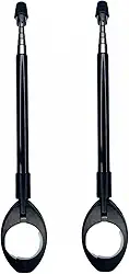 KIT 2 Antenas Aparador Corta Linha de Pipa - Moto Retrátil 7 Estágios Especificações: - Inox - Dobrável Guidão Inox - IMPORT PREMIUM