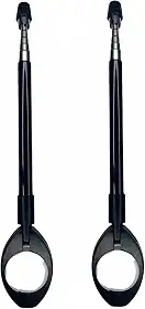 KIT 2 Antenas Aparador Corta Linha de Pipa - Moto Retrátil 7 Estágios Especificações: - Inox - Dobrável Guidão Inox - IMPORT PREMIUM