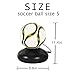 TNZMART Soccer Ball Kick Back Juggling Trainer, Adjustable Soccer Training Practice Equipment with Rubber Base for Beginners(Size 5 Soccer Ball)
