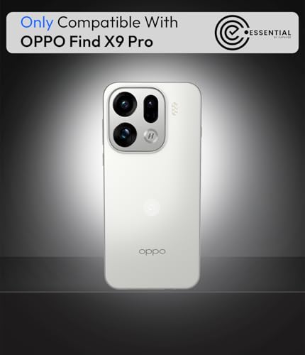 Image of KAPAVER Essential Back Cover Case Compatible with Oppo Find X9 Pro (PC+TPU) (Oppo Find X9 Pro - Black)