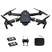 Droncopter E58 WiFi FPV Mini quadricopter Caméra 4K Caméra Polletable Drone Support Auto Return avec 2Batteries Produits électroniques