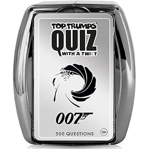 Top Trumps James Bond Quiz Game with 500 Questions Cover