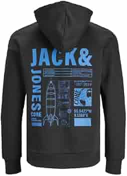 JACK & JONES CORE JCOUNSEEN BACKPRINT SWEAT HOODSweatshirtErkek