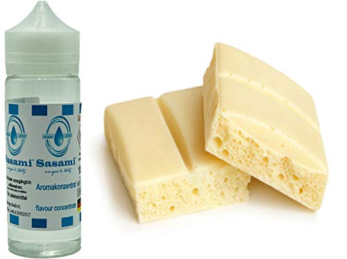 Chocolat blanc arôme concentré sans produit laitier Sasami vegan 100 ml pour intolérants
